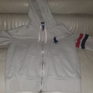 Polo zip-up hoodie